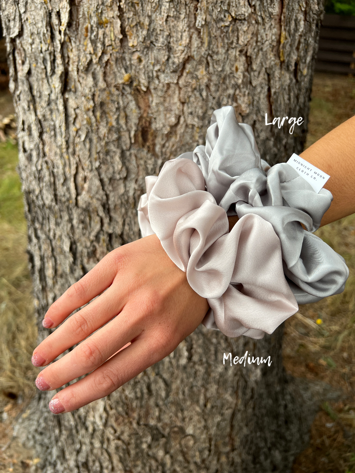 Large Satin Scrunchie